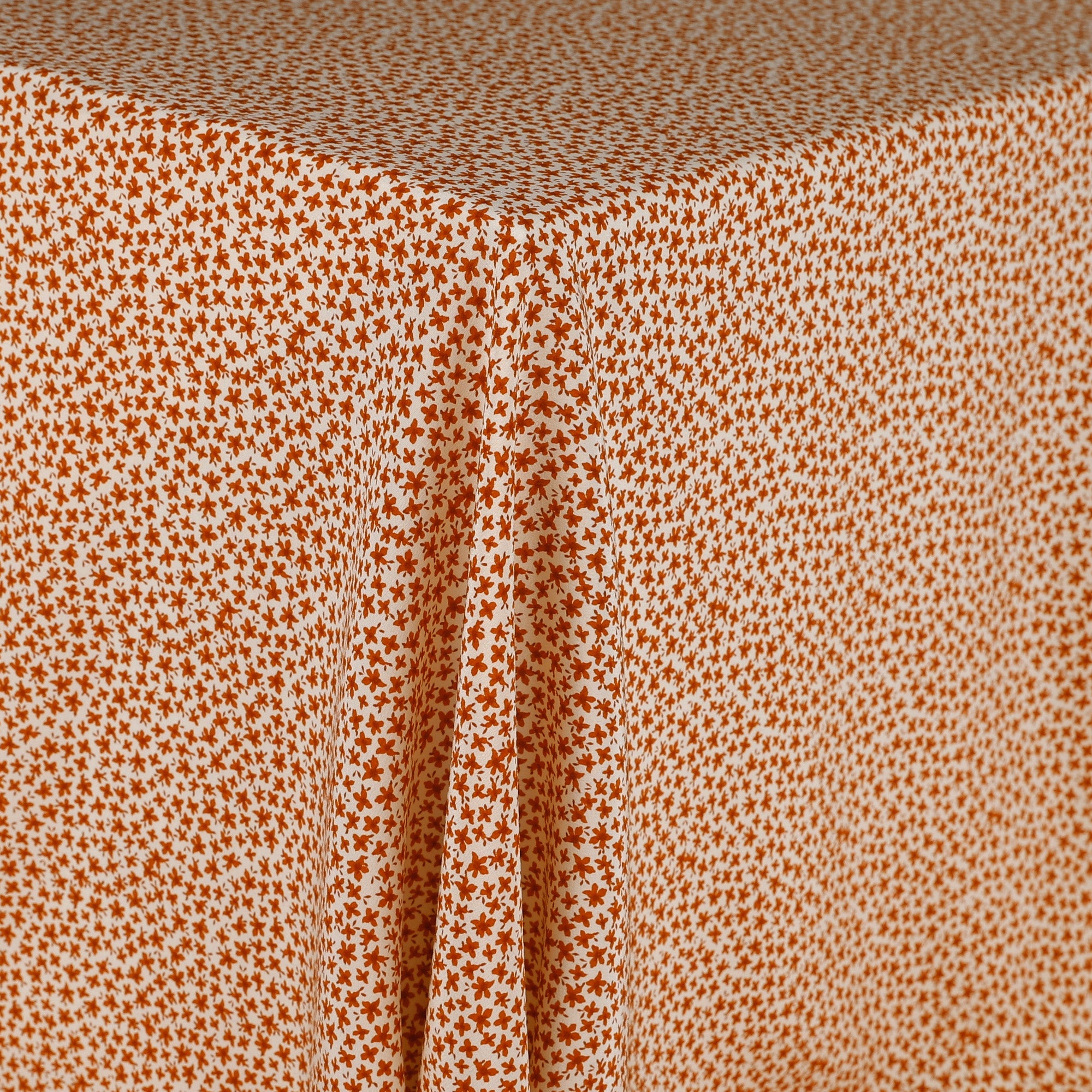 Mini Flowers Crepe De Chine - Ginger