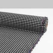Crinkle Gingham Voile - Classic Black