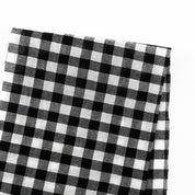Crinkle Gingham Voile - Classic Black