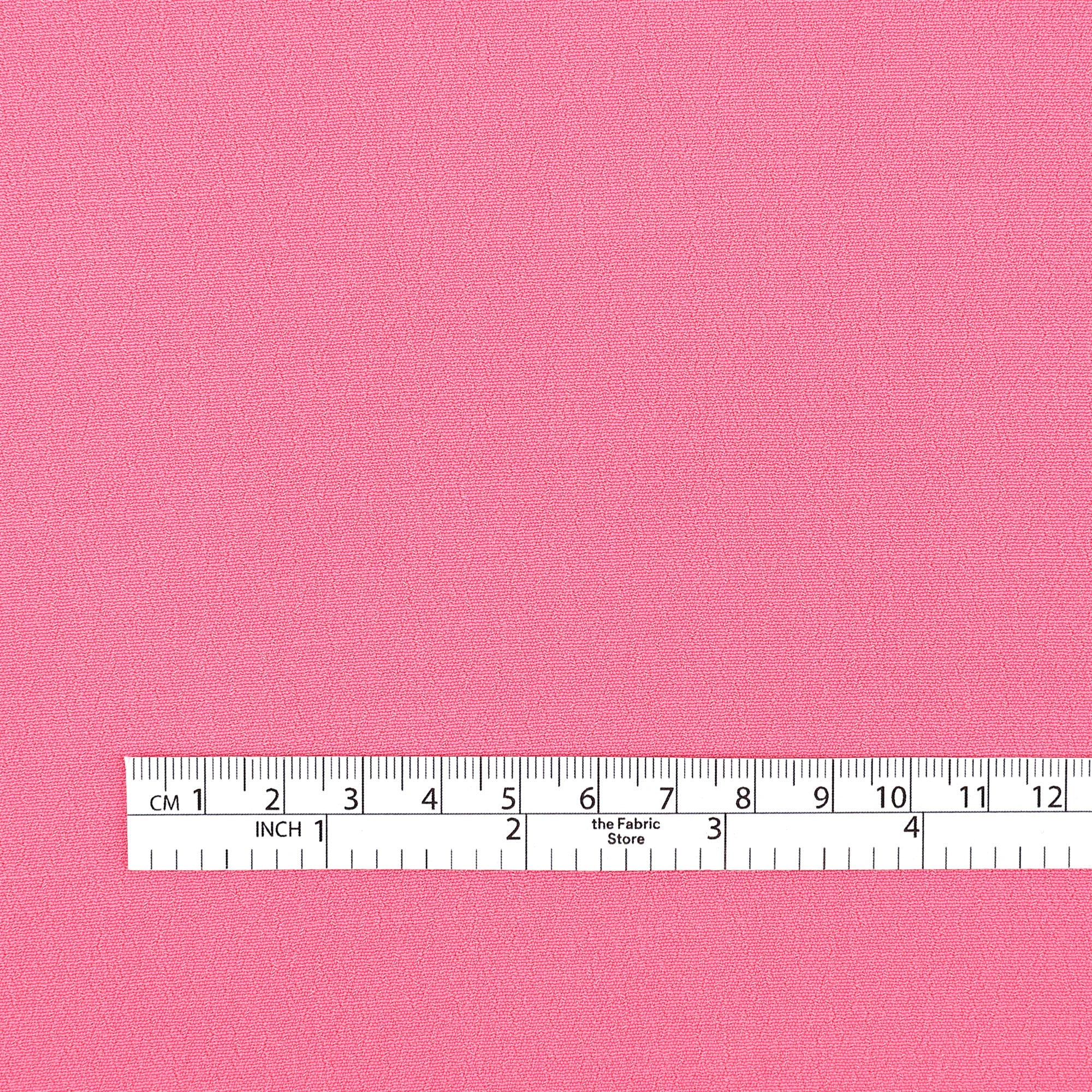 Bonded Crepe Suiting - Bright Pink