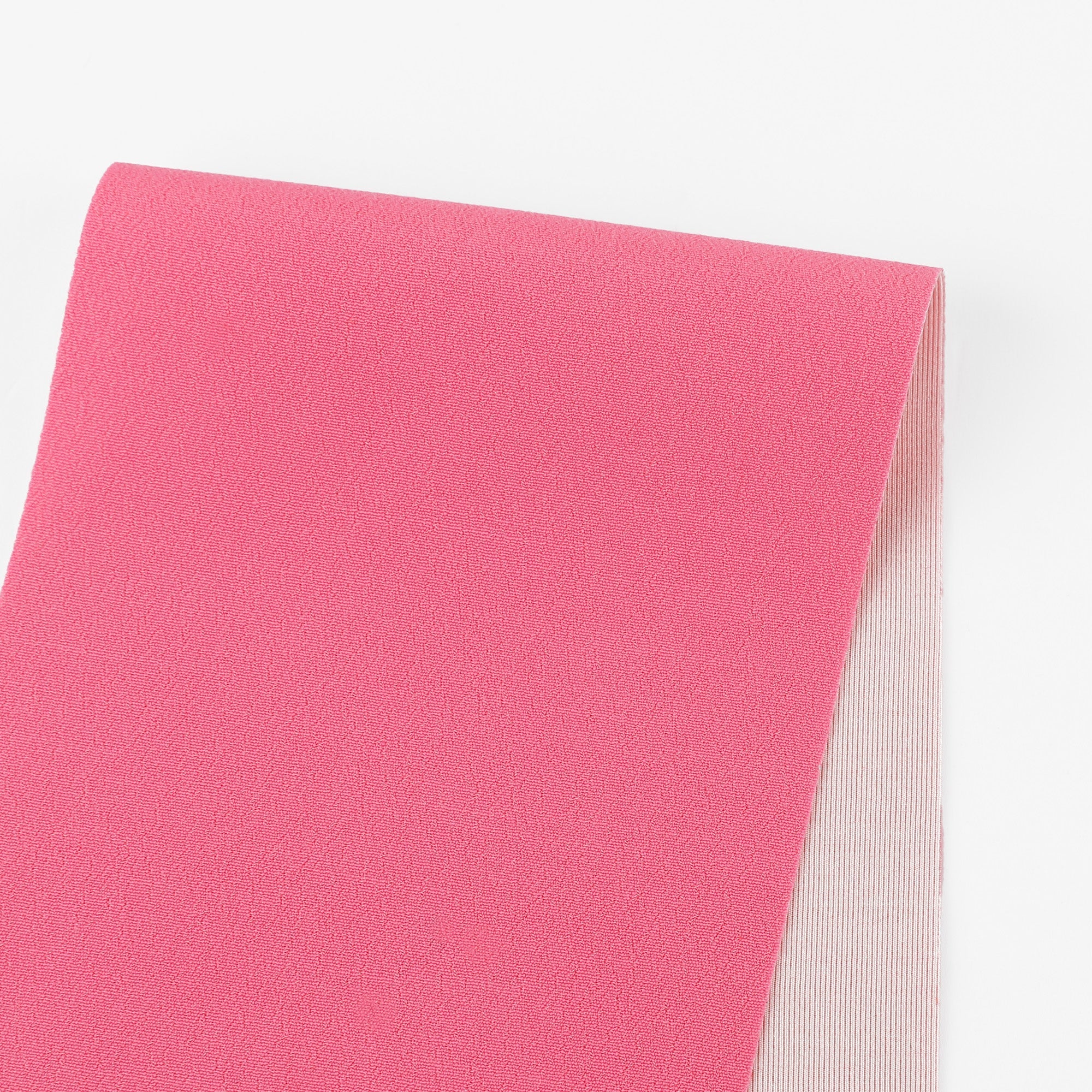 Bonded Crepe Suiting - Bright Pink