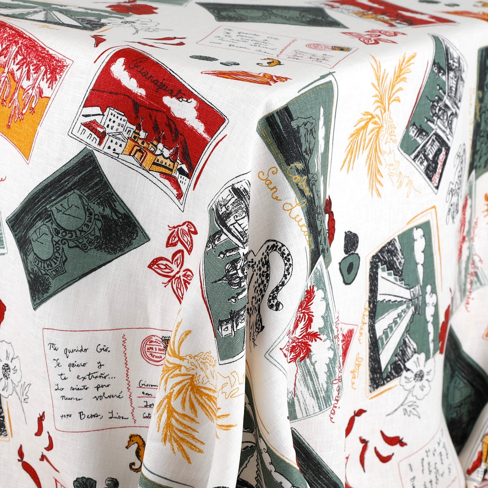Postcards Linen - Multi
