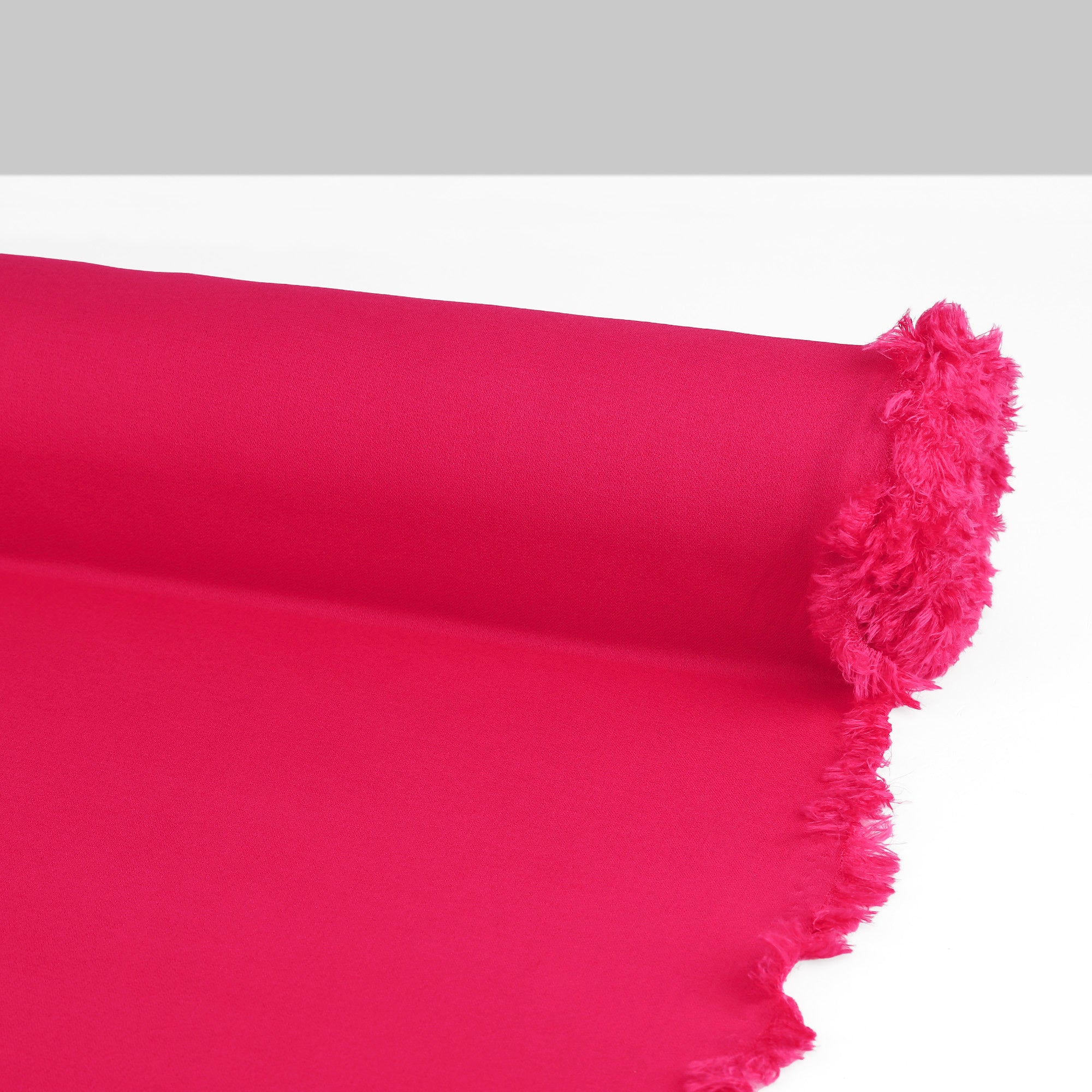 Viscose Crepe Double Jersey - Hot Pink