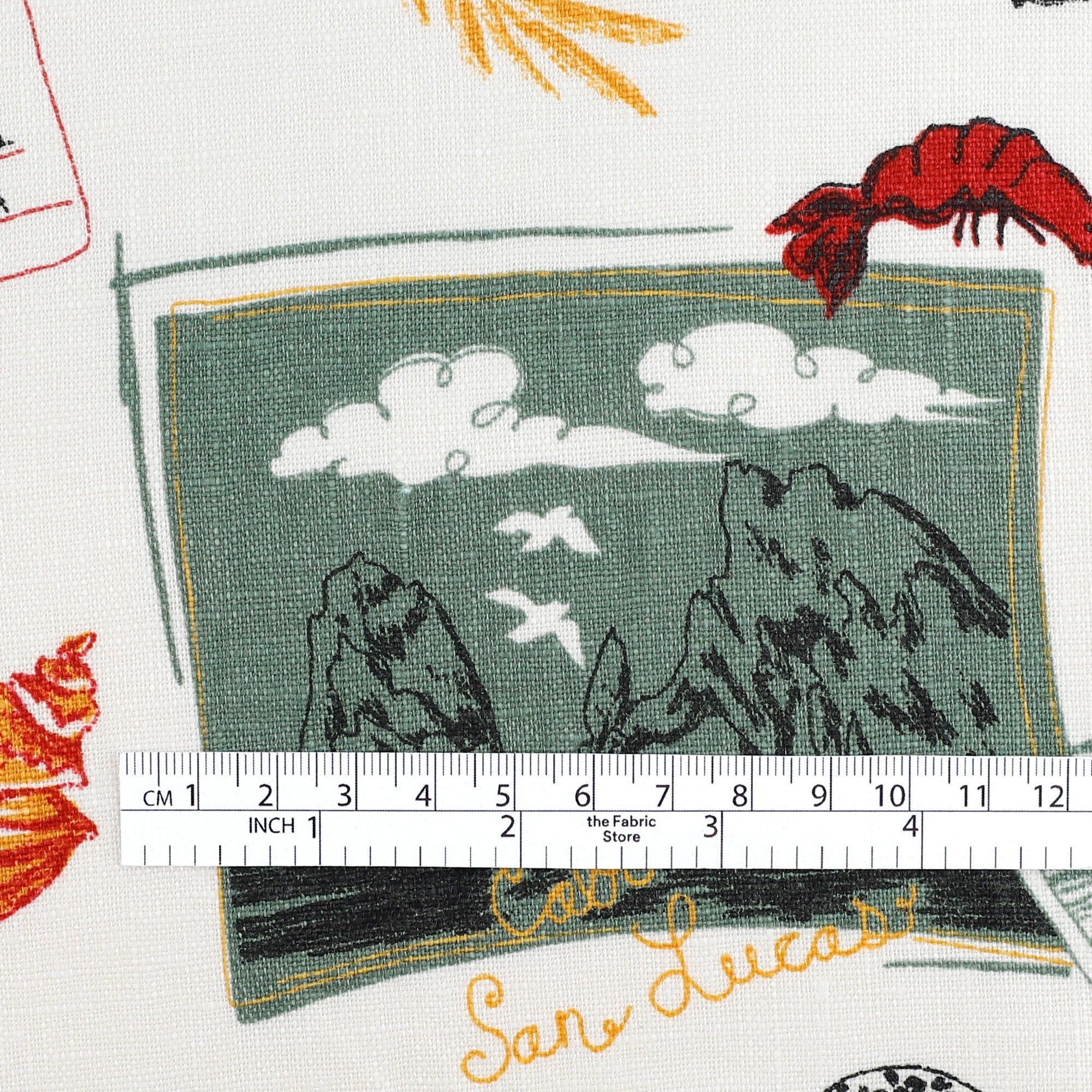 Postcards Linen - Multi