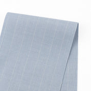 Poly Blend Pinstripe Suiting - Sky Blue