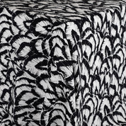 Abstract Print Viscose Crepe De Chine - Black