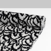 Abstract Print Viscose Crepe De Chine - Black