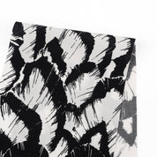 Abstract Print Viscose Crepe De Chine - Black