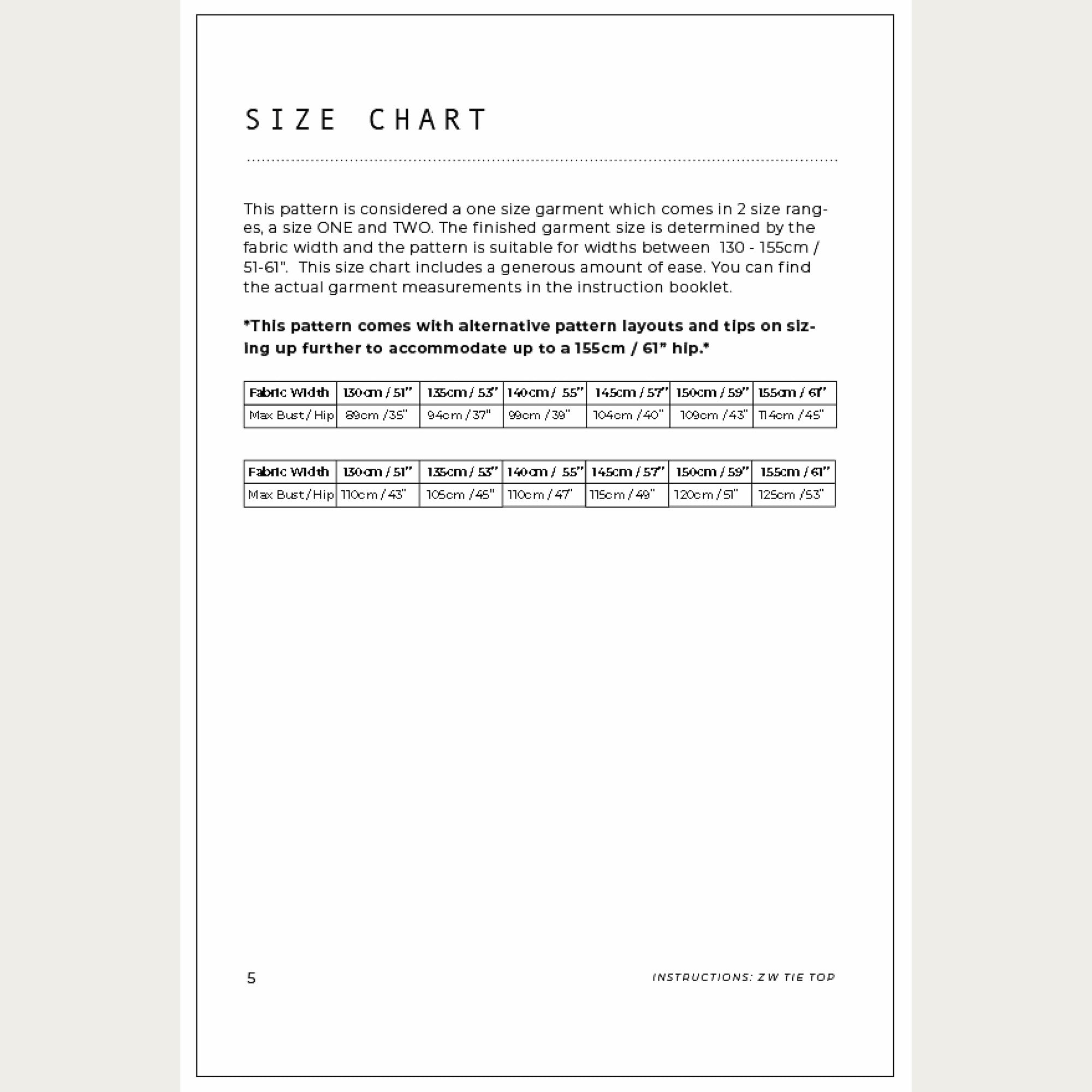 Birgitta Helmersson - ZW Tie Top / PDF