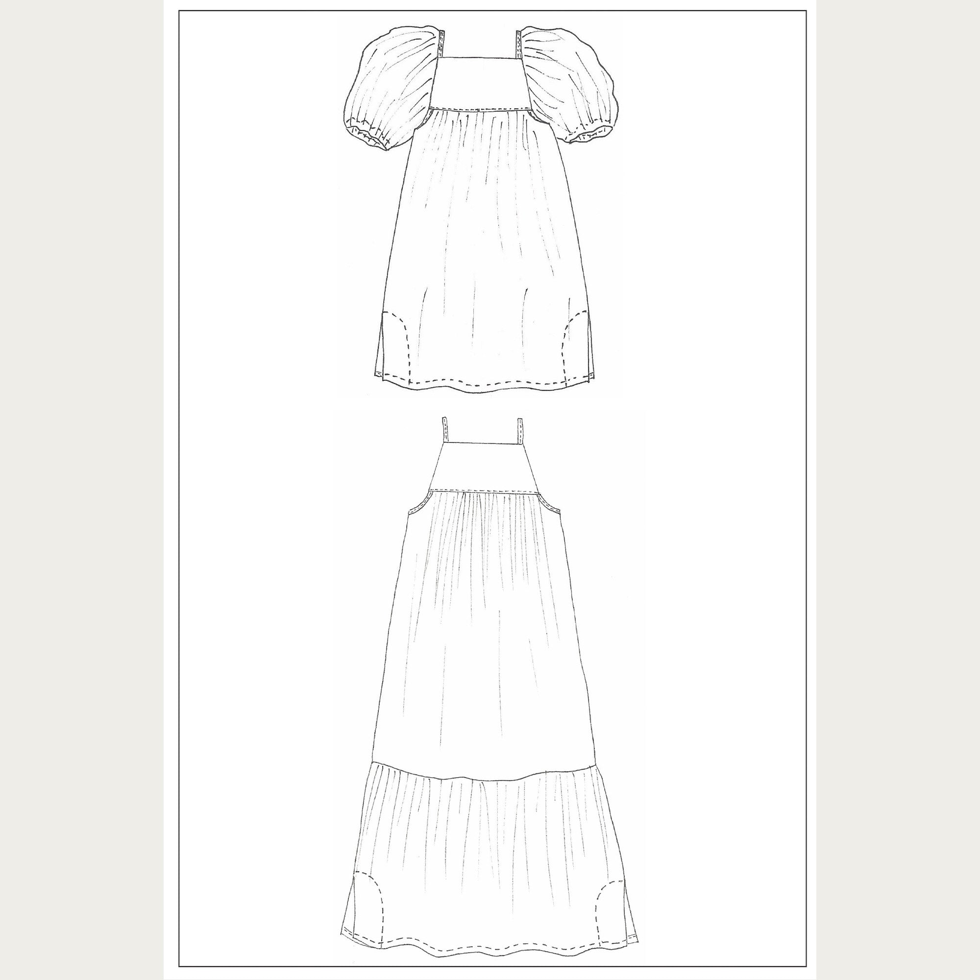 Birgitta Helmersson - ZW Tier Dress / PDF