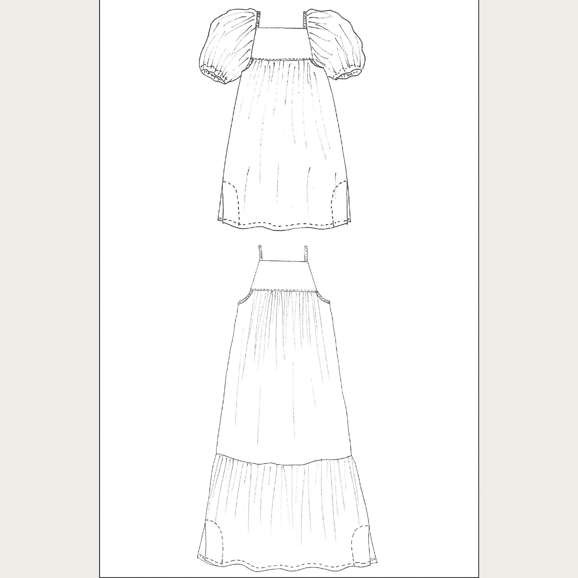 Birgitta Helmersson - ZW Tier Dress / PDF