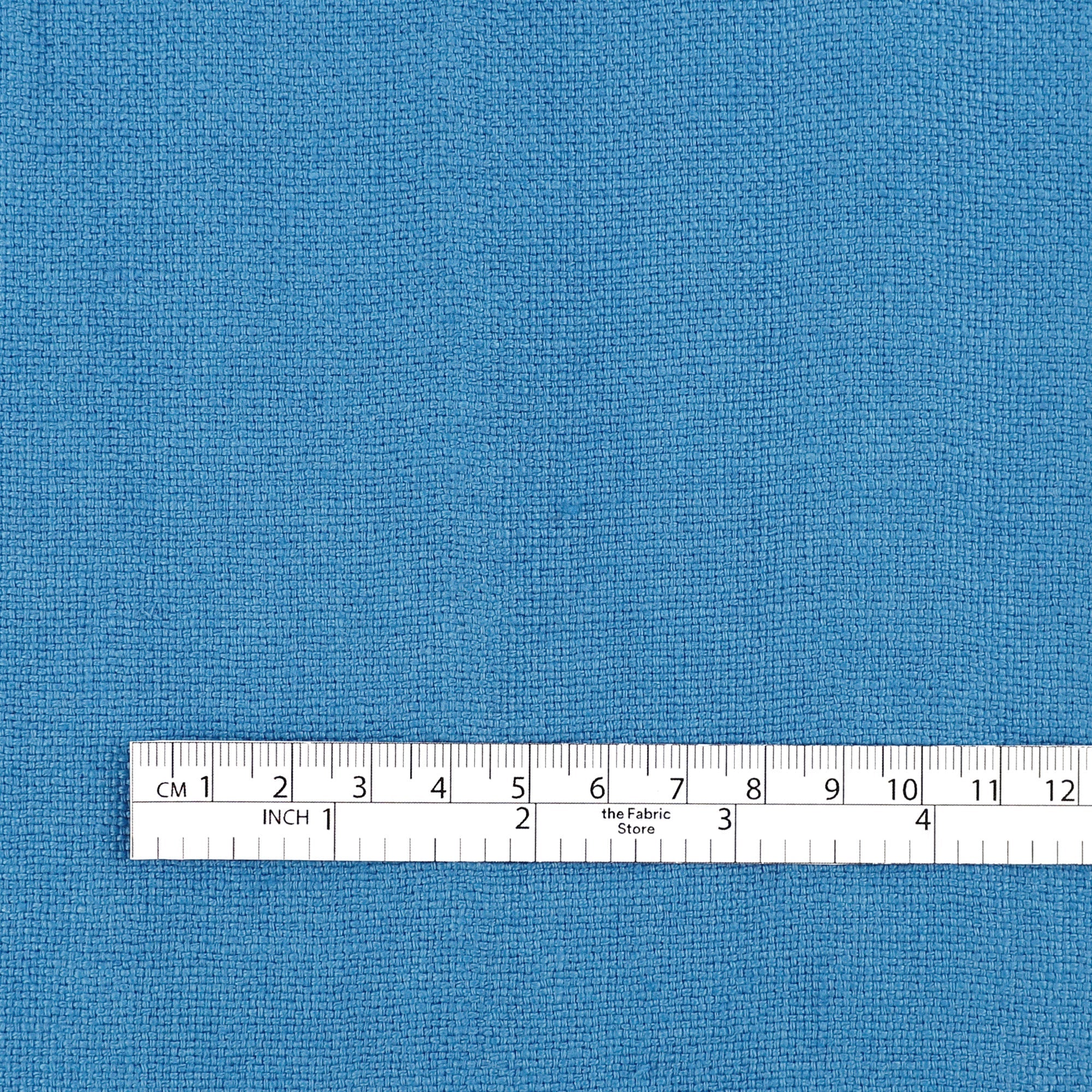 Tumbled Basketweave Linen - Cerulean