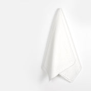 Basketweave Check Linen / Cotton - Ivory