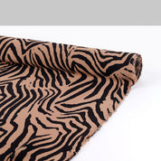 Tiger Sateen Georgette - Cappuccino