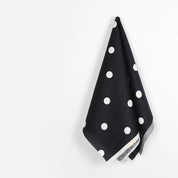 Big Spot Midweight Linen - Ebony (Pieces)