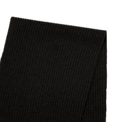 Merino/Poly 2x1 Rib - Black (Pieces)