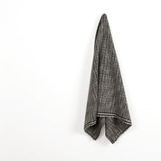 Micro Grid Cotton Tweed - Black