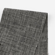 Stepped 2 Tone Heavyweight Cotton - Black