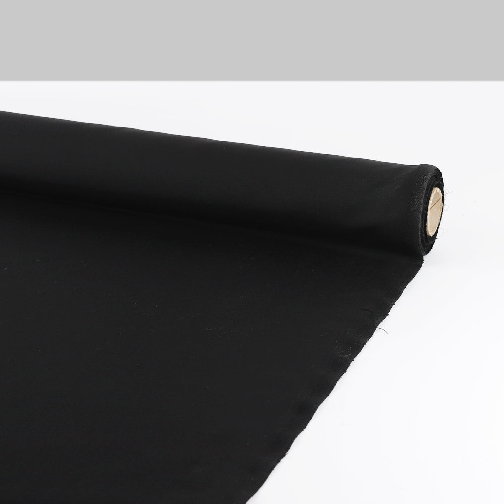 Wool / Poly Suiting - Black