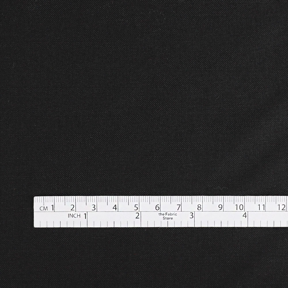 Wool / Poly Suiting - Black