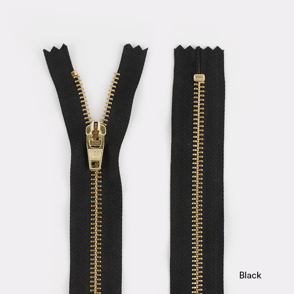 Jean Zips - 18cm - Black