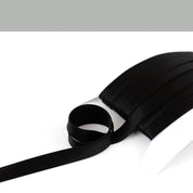 Silk / Cupro Satin Bias Binding - Black