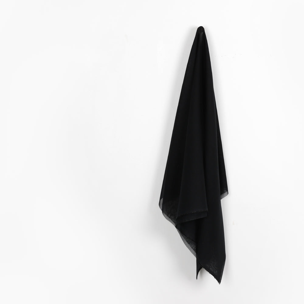 Sheer Cotton Muslin - Black