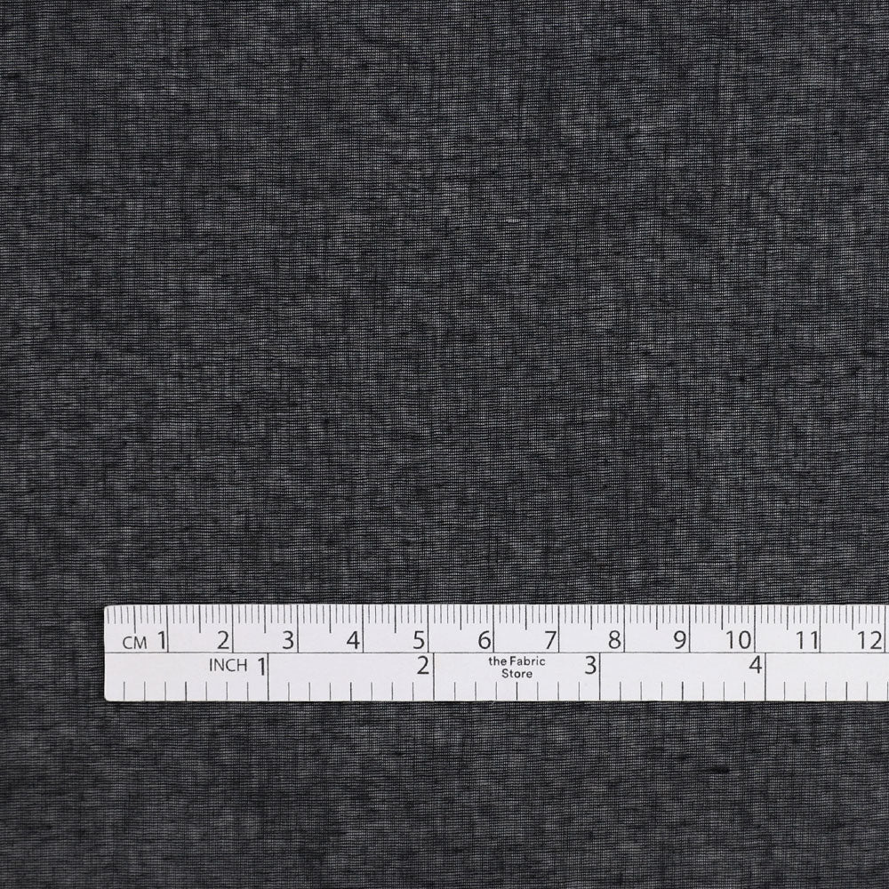 Sheer Cotton Muslin - Black