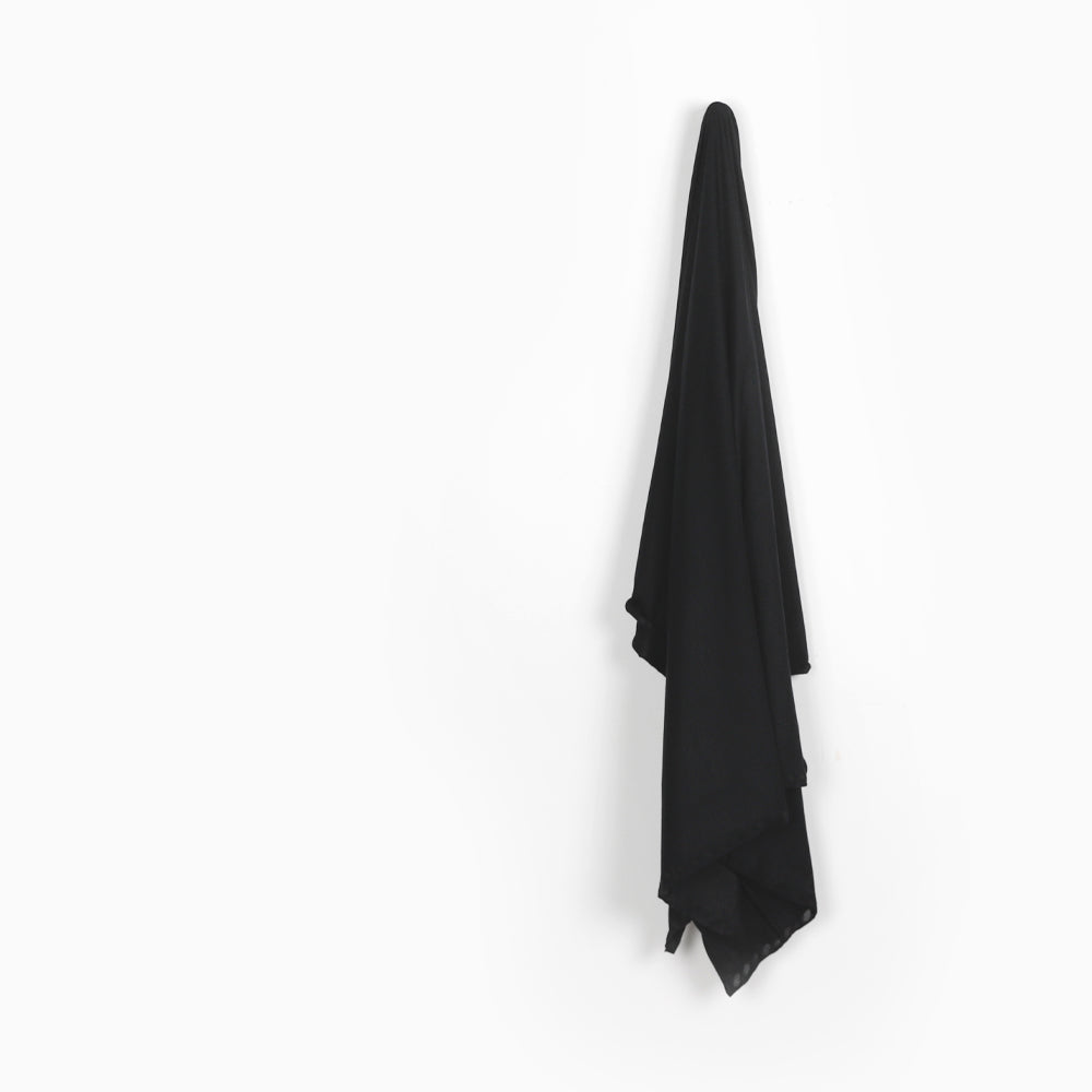 Soft Stretch Rayon Jersey - Black