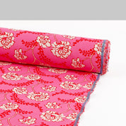 Zinnia Sandwashed Silk / Linen - Dragonfruit