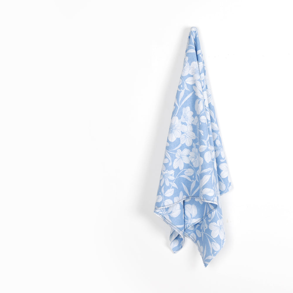 Morning Glory Midweight Linen / Viscose - Blue