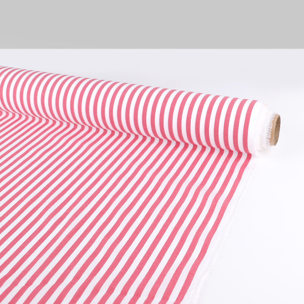 Bold Candy Stripe Cotton - Lipstick