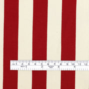 10oz Stripe Stretch Denim - Candy Cane