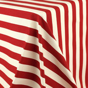 10oz Stripe Stretch Denim - Candy Cane