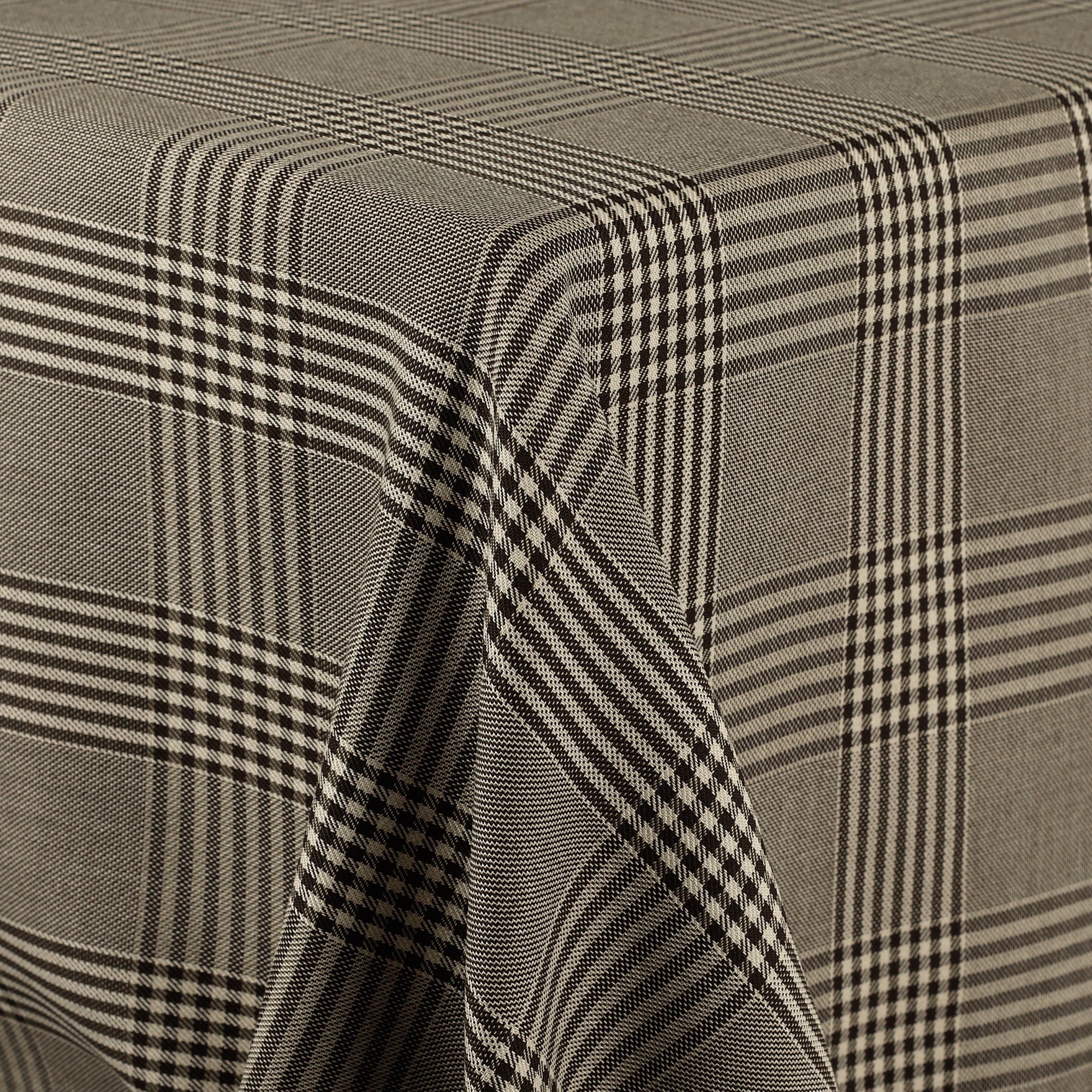 Double Faced Wool Blend Check - Portobello (1.6m Bundle)
