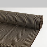 Double Faced Wool Blend Check - Portobello