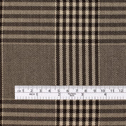 Double Faced Wool Blend Check - Portobello (1.6m Bundle)