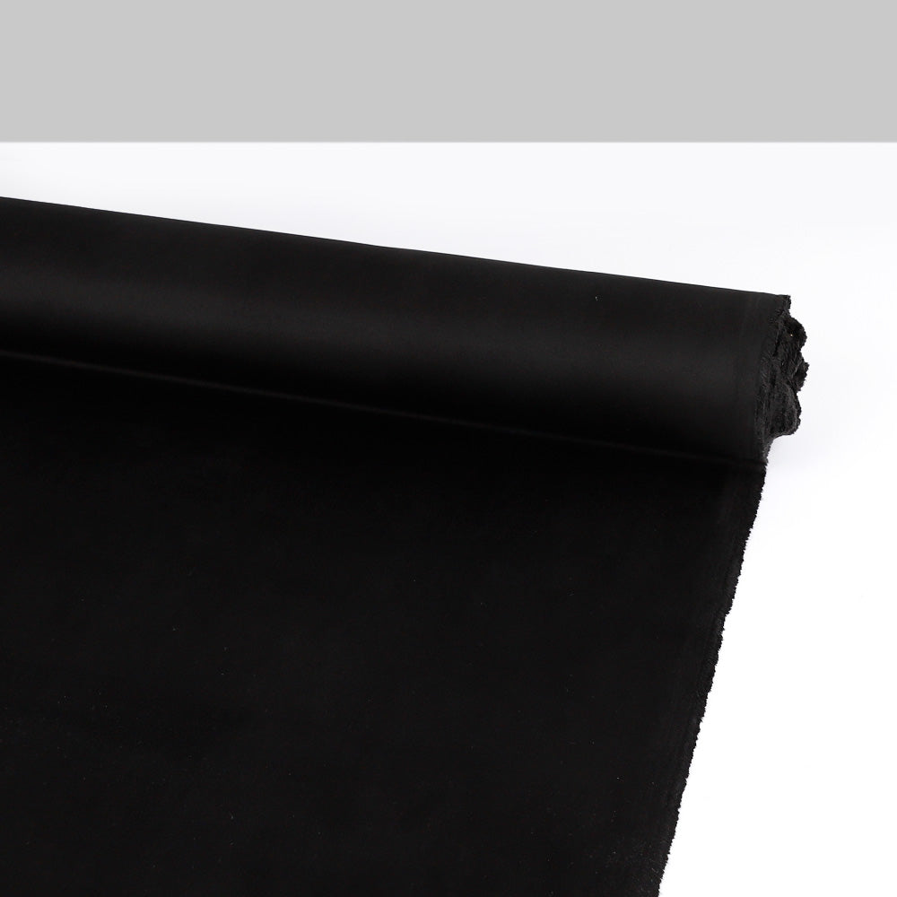 Satin Backed Moleskin - Black