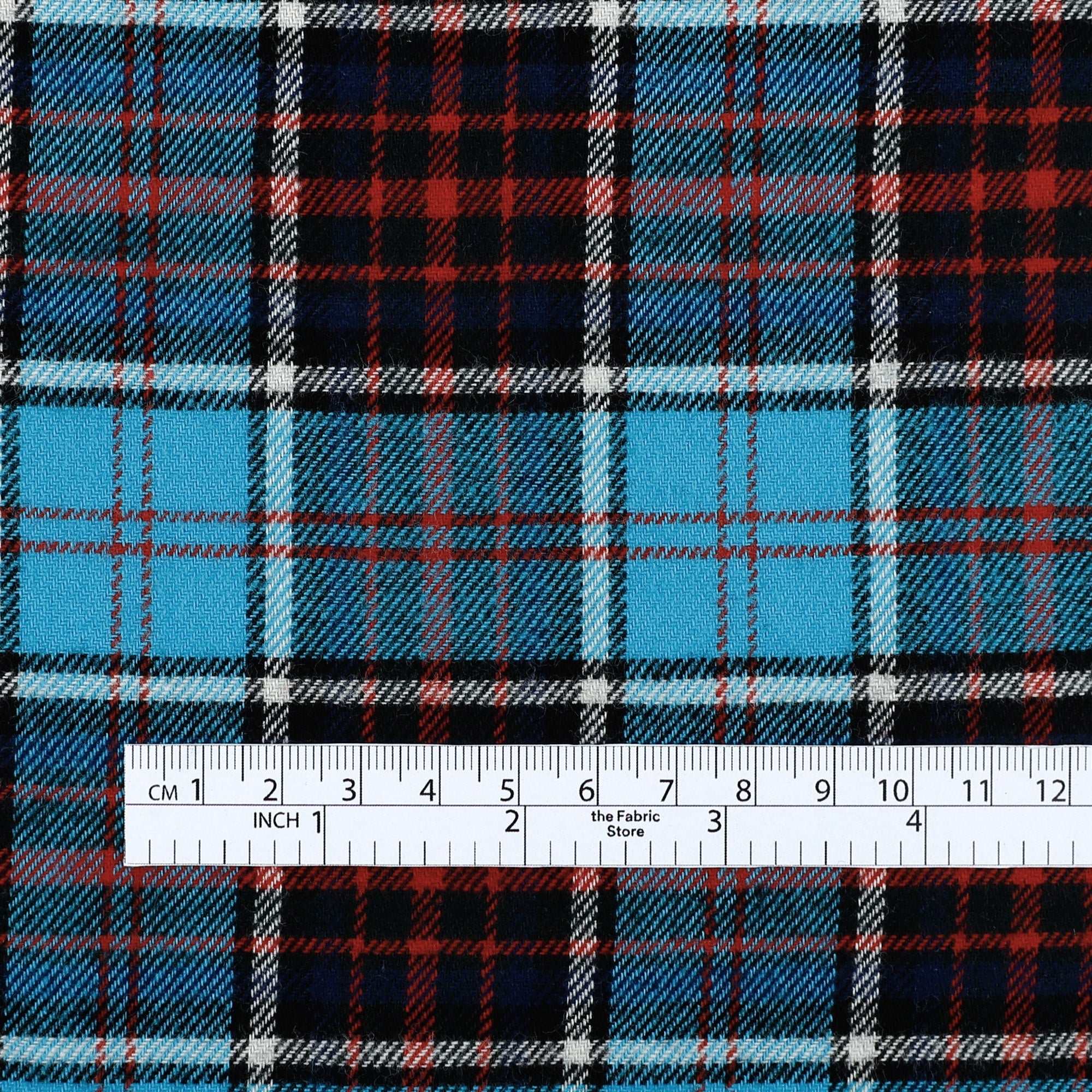 Brushed Cotton Twill Plaid - Capri