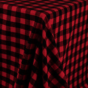 Buffalo Check Brushed Cotton - Red/ Black