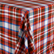 Plaid Soft Cotton Twill - White Primary