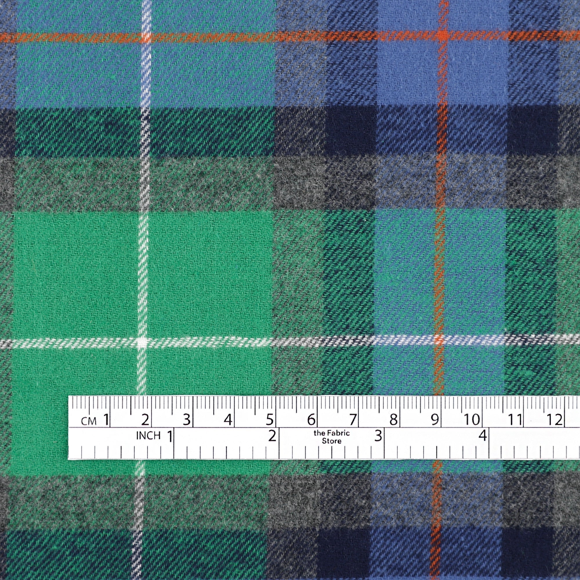 Brushed Cotton Twill Plaid - Violet/Green