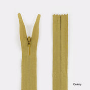 Invisible Zips - 40cm - Celery