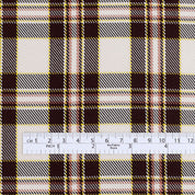 Plaid Twill Poly Suiting - Lamington