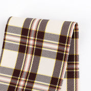 Plaid Twill Poly Suiting - Lamington