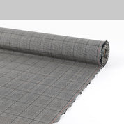 Prince Of Wales Wool / Poly Suiting - B&W
