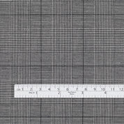 Prince Of Wales Wool / Poly Suiting - B&W