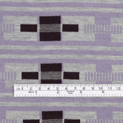 Check Tile Merino Jacquard - Purple