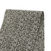 Metallic Leopard Jacquard - Brass