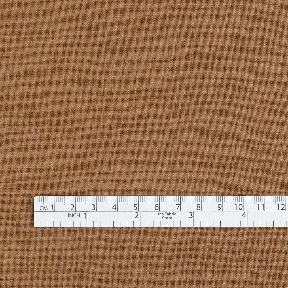 Stretch Wool Suiting - Hazelnut (remnant)
